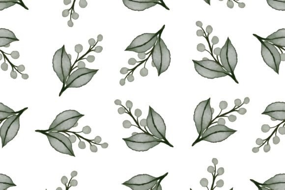 Download Green Floral Pattern for Fabric Design - Sign Collection