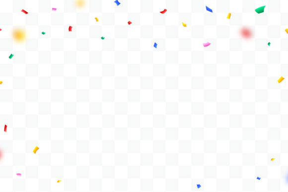 Download Colorful Confetti Frame Element Vector - Frame element Collection