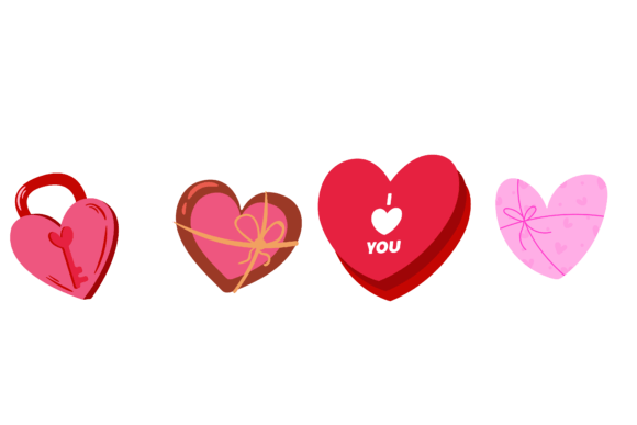 Download Valentine Illustration Set Vector - Illustration Collection