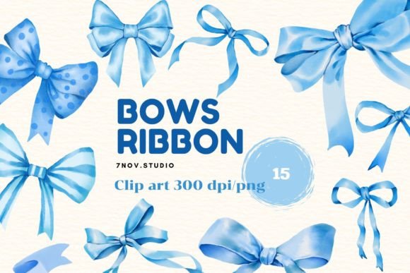 Download Bows Ribbon Blue Clipart - Blue clipart Collection