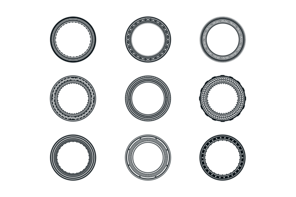 Download Round Frame Element Set - Frame element Collection