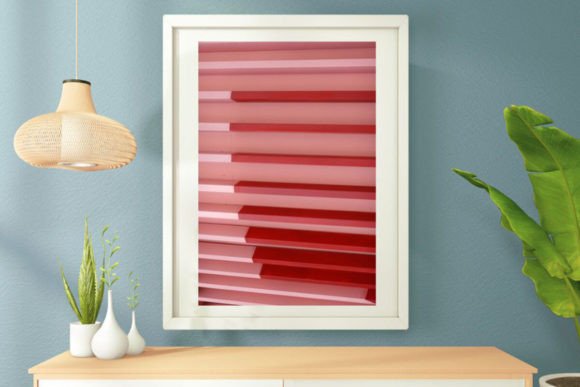 Download Pink Minimal Wall Art. - Ink Collection