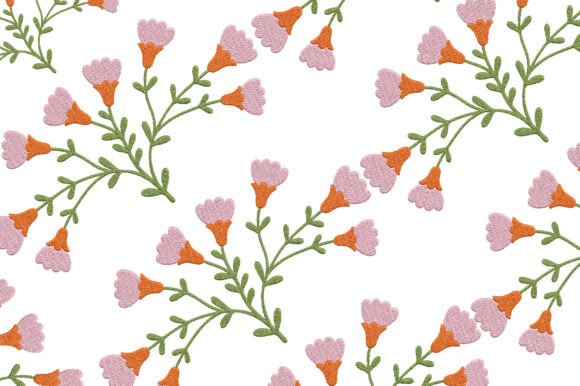 Download Botanical Wildflower Embroidery Design - Sign Collection